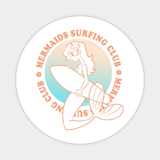 surfing mermaid 03 Magnet